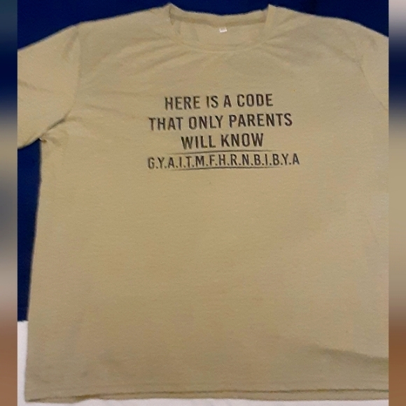Men's Graphic T-Shirt (Here Is A Code That Only Parents Will Know) - Picture 11 of 15